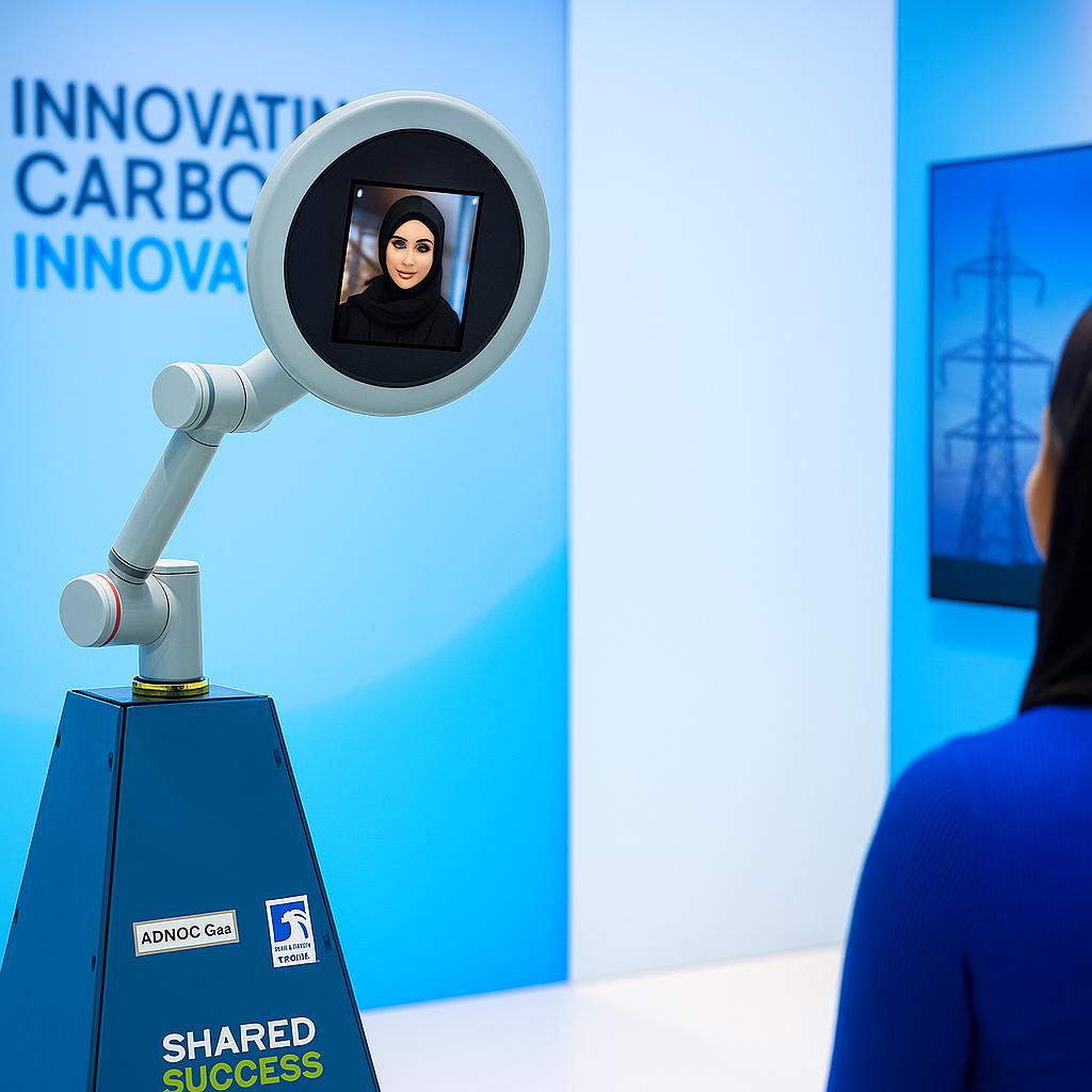 Glambot photo booth setup with professional lighting and robotic camera at a luxury event